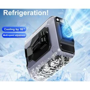 Hands-Free Cooling Waist Fan with Flashlight