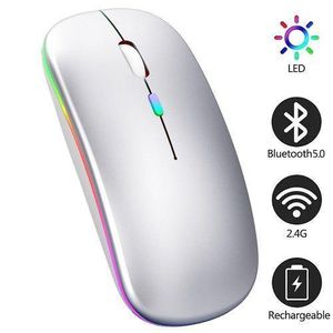 Wireless Mouse, Bluetooth 5.1, Symphony Lighting Effect, Supports IPad Connection