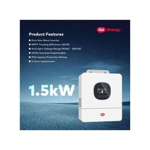 itel Energy 1.5kW Solar Inverter – Compact Power for Studios, Shops & 1-Room Setups (IP54, 12V)