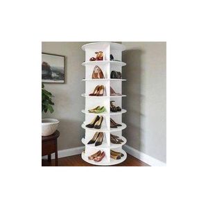  Rotating Shoe And Bag Rack - 8Steps 