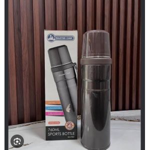 Master Chef 760ml Sports Bottle (Model MC-F802), an insulated vacuum flask designed to keep drinks hot or cold for up to 24 hours