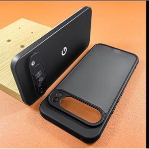 Google Pixel 8 , 8 Pro & 8a Silicone Phone Case & Pouch With Camera Protection - Scratch Resistance, Shockproof Protective Case - ( Black )