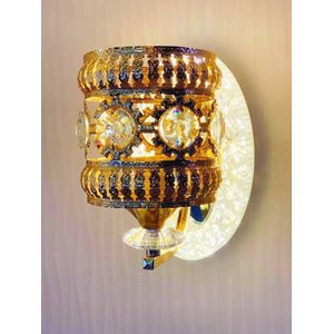 Fancy LED & Bulb interior wall bracket light.