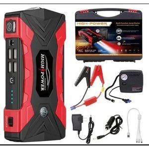 High Power Multi-Purpose Car Emergency Jump-Starter With Tyre Pump & Laptop/Phone Charger Accessories