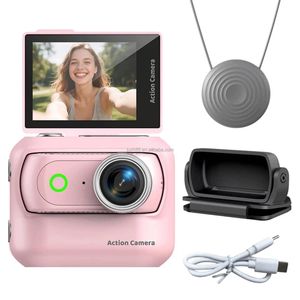 Detachable Wearable Action Camera Flip Screen WiFi CMOS Sensor 170 wide Angle Anti-shake Digital Video Camera for Outdoor Sports Travel Vlog