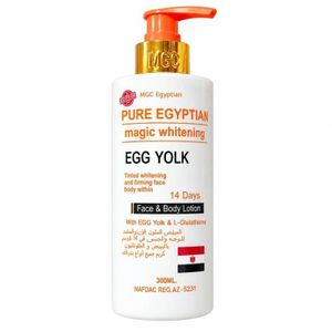 Mgc Pure Egyptian Magic Brightening Egg Yolk & L-Glutathione Face and Body Lotion, 300ml (NAFDAC A2-5231)