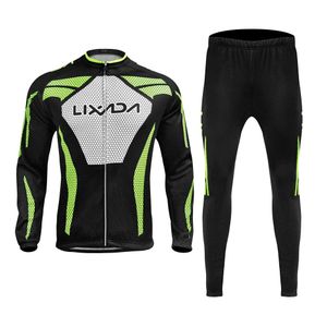 Lixada Men's Waterproof Cycling Pants Thermal Fleece Windproof