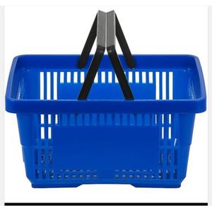 Plastic Handle Shopping Basket 1 piece