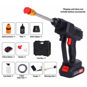 Rechargeable Cordless High Pressure Multipurpose Car Washer - One Battery 