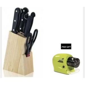 Knife Sets 8pieces + Knife Sharpener