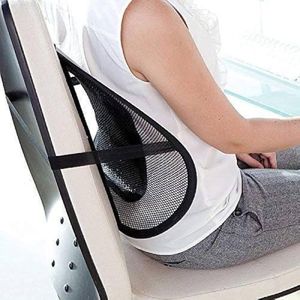 Mesh Lumbar Back Car Seat Support And Chair Cushion Support Pad