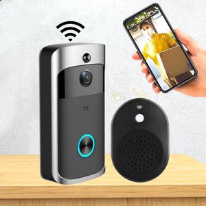Security Smart WiFi HD Doorbell Camera with Night Vision & Two-Way Voice Chat