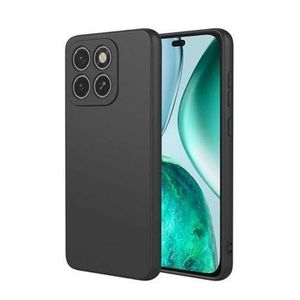 Silicon back case for Huawei honor x8c - black