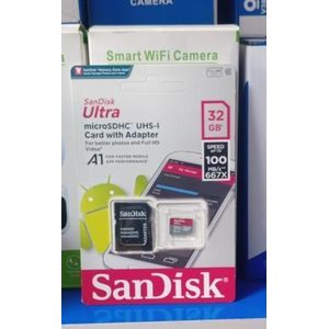 SanDisk 32GB Ultra MicroSD 100Mb/s Speed Memory Card