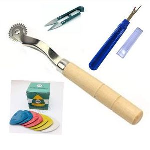Tracing Wheel, Seam Rippper, Chalk And Fabric Cutter