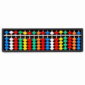 Bobby 17 Rod Multi Color Soroban Abacus for Kids, Montessori Mental Math & Arithmetic Learning Toy for Home & Classroom