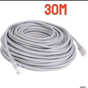 30m Cat6e RJ45 Ethernet Networking Cable