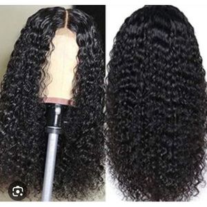 Water Curl Wig With  Closure 1b
