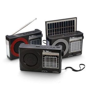 Multiband Radio Vintage Usb Wireless Radio USB/TF/BR Solar Fm Am Sw1-6 8 Band Receiver Solar Powered Radios