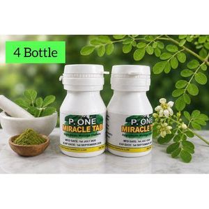  P.ONE MIRACLE 4 BOTTLE (10 Green & 10 white Per Bottle)