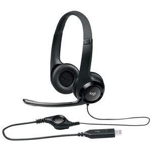 Logitech H390 USB Headset With Clear Chat &Noise-Canceling Microphone