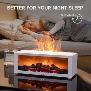 Fireplace Flame Air Diffuser Humidifier With Remote And Multiple Colour Flame