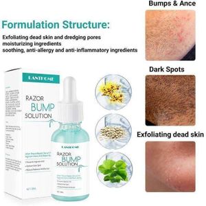 Ingrown Hair Treatment, After Shave Repair Serum, Prevents Ingrown Hair, After Shave Repair Serum For Ingrown Hairs & Razor Bump Treatment, Razor Bump Stopper Prevent Ingrown Hair Mild Serum Reduce Redness Smooth Repair Skin After Shaving Waxing