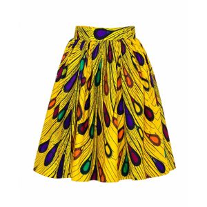 Ladies Midi Ankara Skirt 