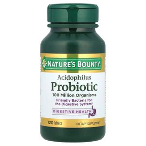 Nature'S Bounty Acidophilus Probiotic 100 Million Organisms - 120 Tablets