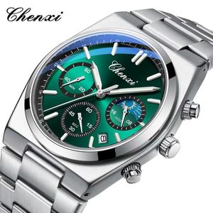 Chenxi Luxury Men's Wristwatch – Green Dial or (Available Colors Only) with Stainless Steel Strap