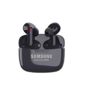 Samsung MG-S22 TWS Fingerprint Earbuds - Noise Cancellations Earphone, Personalized Spatial Audio, Sweat and Water Resistant Earpodz - ( Black )