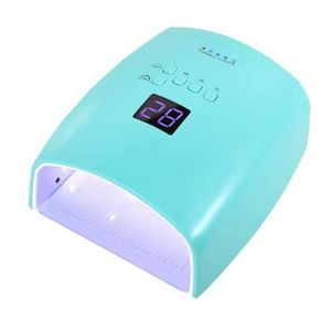 Cordless, rechargeable UV/LED nail lamp