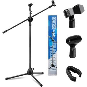 Adjustable Microphone Stand With 2 Microphone Holder 