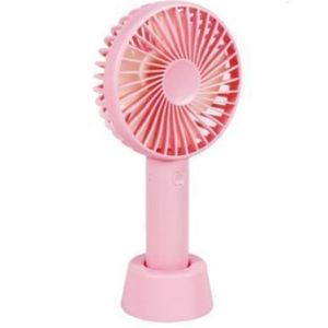 Mini Rechargeable Hand Fan With Stand