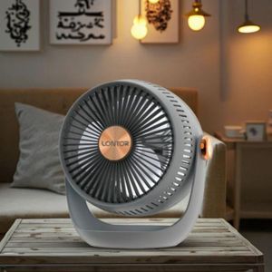 Lontor CTL-MF035-6 6 Inches Rechargeable Mini Fan – 4000mAh, Portable, Silent