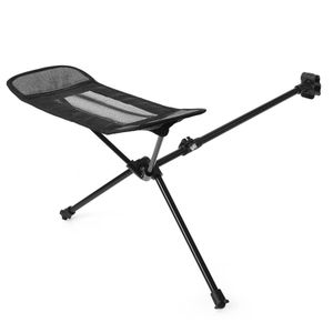 Portable Folding Chair Footrest Aluminum Alloy Folding Hiking Footstool  Outdoor Feet Rest Resting Retractable Foot Rest