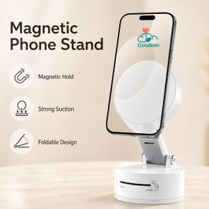 Cloudoon New Grade! Vacuum Suction Cup Magnetic Phone Holder Stand