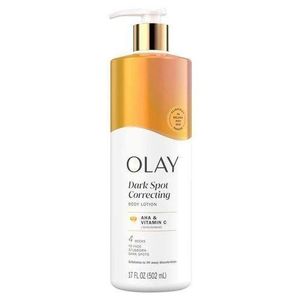 Olay Dark Spot Correcting Body Lotion with AHA, Vitamin C and Niacinamide, 17 FL Oz, Exfoliating Body Lotion