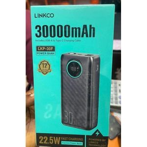 Linkco Fast Charging Power Bank 30000Mah