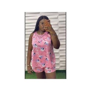 unice Ladies hapi Cotton Top and Short Night Wear multicolour