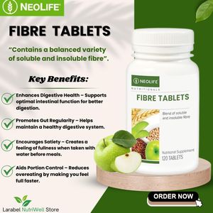New Life  Fibre Tablets (120 tablet) - Daily Fiber Support for a Healthier You!