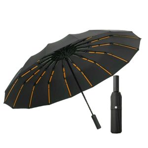 192-rib fully automatic umbrella, reinforced wind-resistant folding umbrella, using a 12K x 16-section umbrella frame.