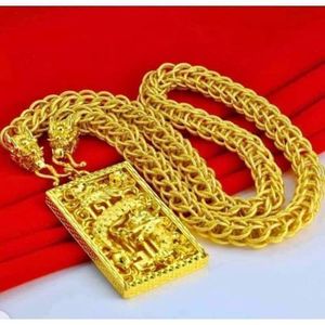 Top Notch Exotic Italian Steel Chain & Dragon Design Pendant