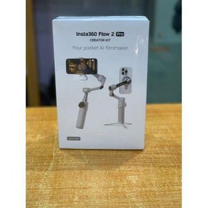 Insta360 nsta360 Flow 2 Pro Creator Kit Smartphone Gimbal Stabilizer with AI Tracking & Tripod (Stone Grey)