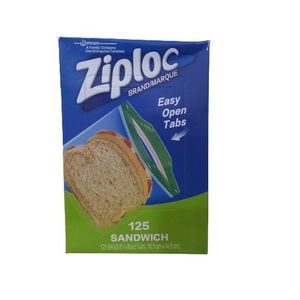 Ziploc Easy Open Tabs Sandwich Bags 125 Count (Pack of 4), Size: Small