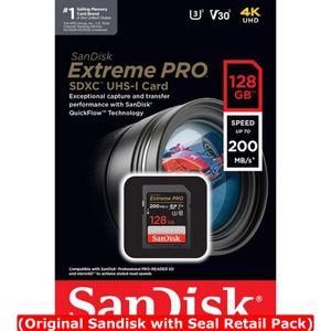 Memoria Micro SD 64GB Sandisk Extreme Pro 4K U3 SDHC Clase 10 V30 100mb/s  SDSQXCG