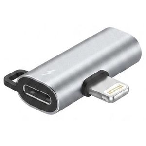 2-in-1 Lightning to 3.5mm Headphone Jack Audio and Charger Adapter, Lightning Splitter for iPhone 14/13/12/11/X/8/7, Support Music Control and Fast Charging