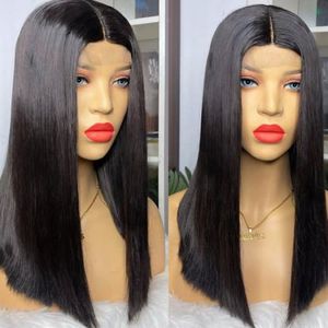 Blunt Cut Closure Wig