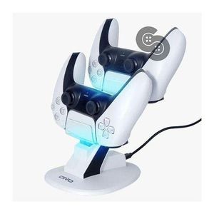 Super Fast Charging Station Charger Dock Dual For PS5 PAD CONTROLLER WHITE