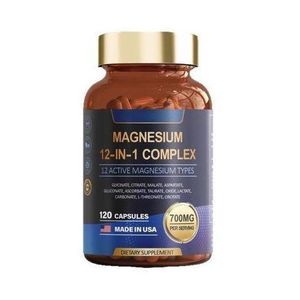Totaria SUPPLEMENT NEEDS Magnesium 12-in-1 Complex – High-Absorption Magnesium Types For Energy, Sleep & Muscle Support – 120 Capsules